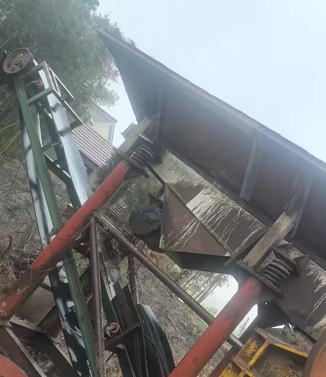 Used PE-400×600 Jaw Crusher Plant | with Vibrating Feeder & Discharge Conveyor | Complete Crushing Frame Main Image